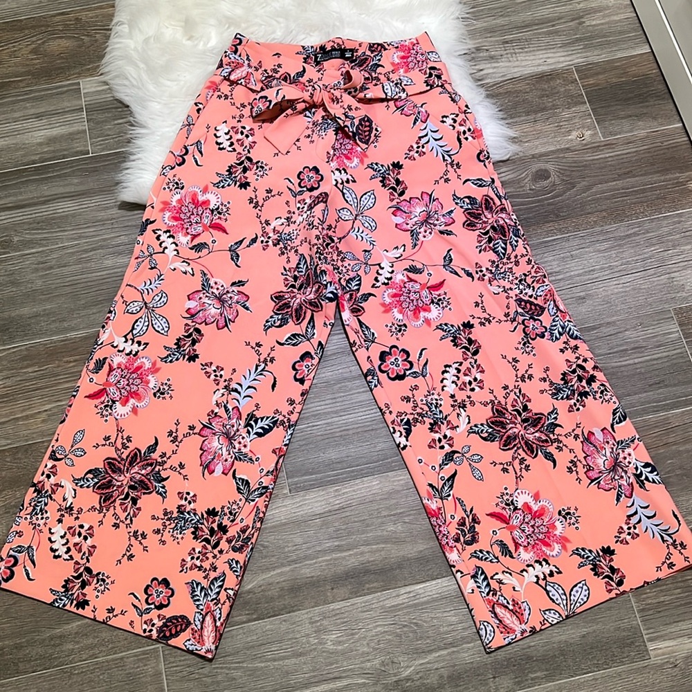 High waist paints with bow tie